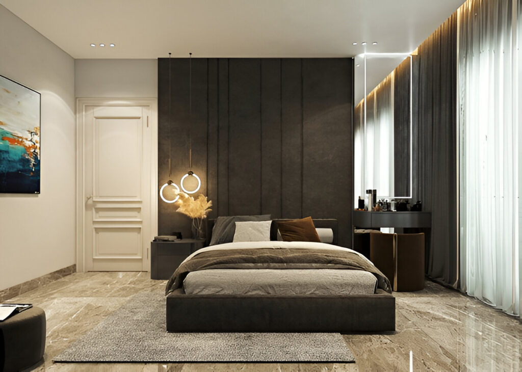 Budget-Friendly Bedroom Interior Design by Lancor Concepts